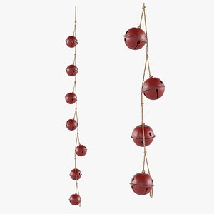 3D Jingle Bells Garland 06