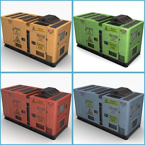 4 colors generator 3d max