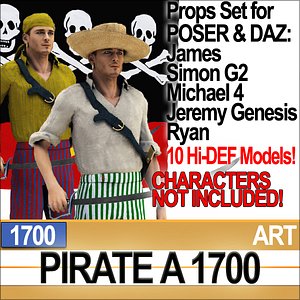 Pirate Flag Animated ~ 3D Model ~ Download #91429442