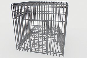 3D basement jail storage