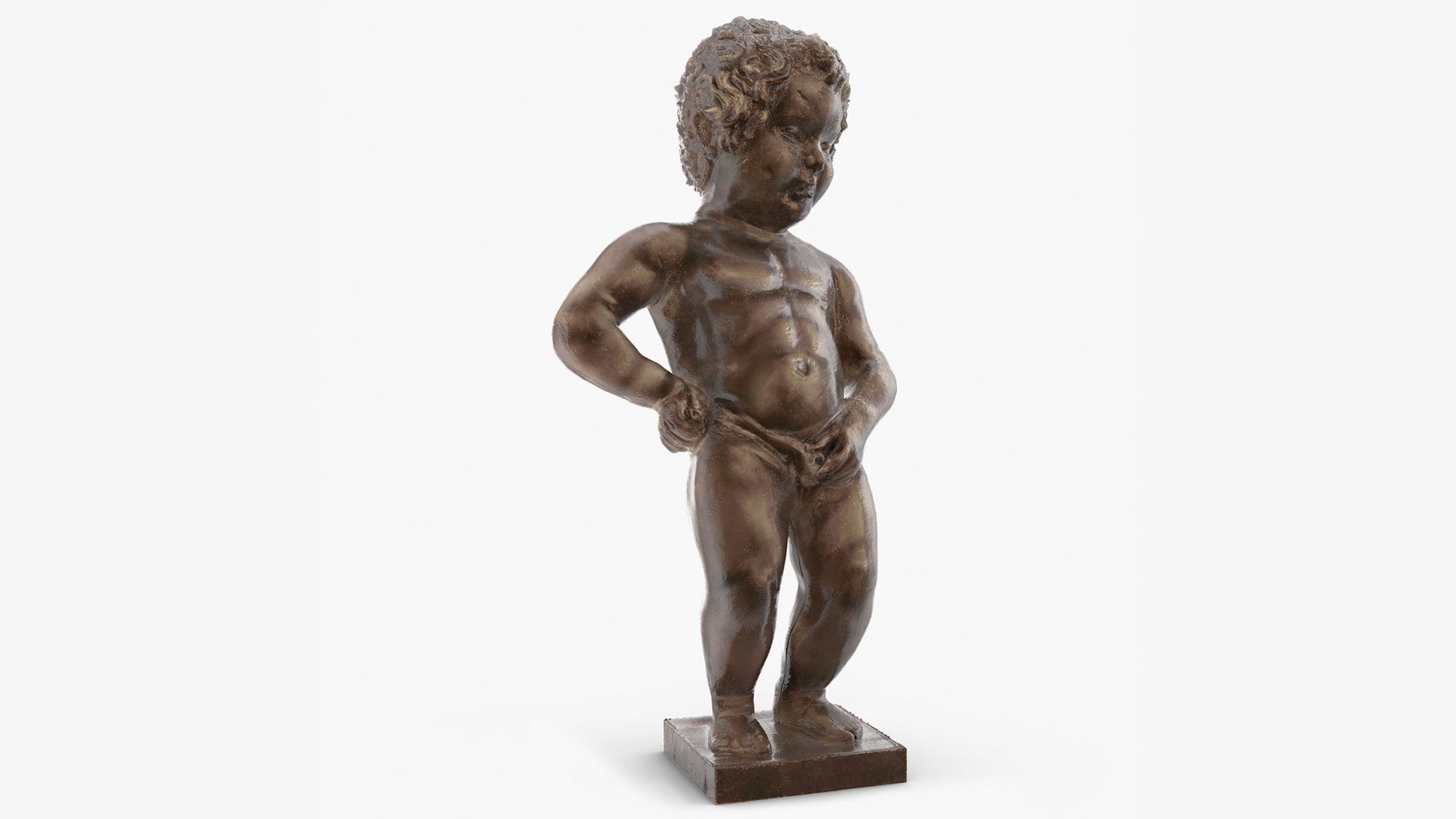 Manneken Pis Statue 3D model preview