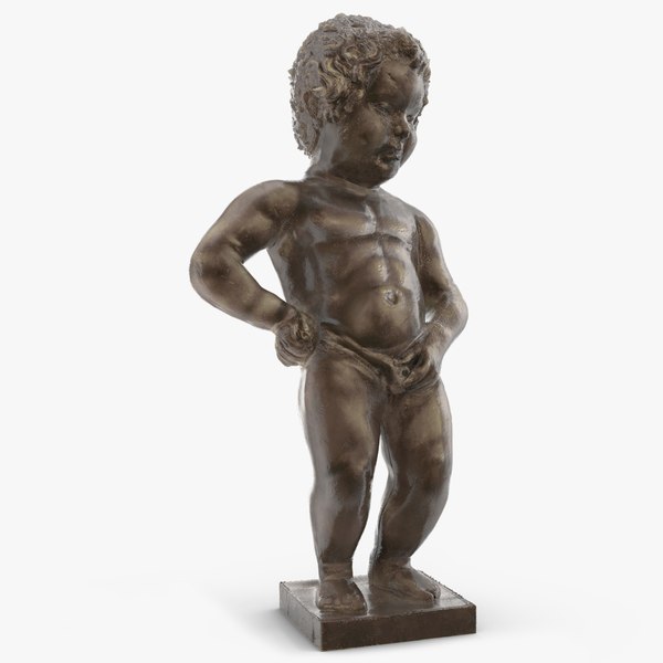 1165 小便小僧 金属製 マヌカンピス Manneken Pis-在庫有ります