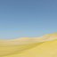 Cartone animato low poly terreni desertici