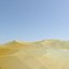 Cartone animato low poly terreni desertici