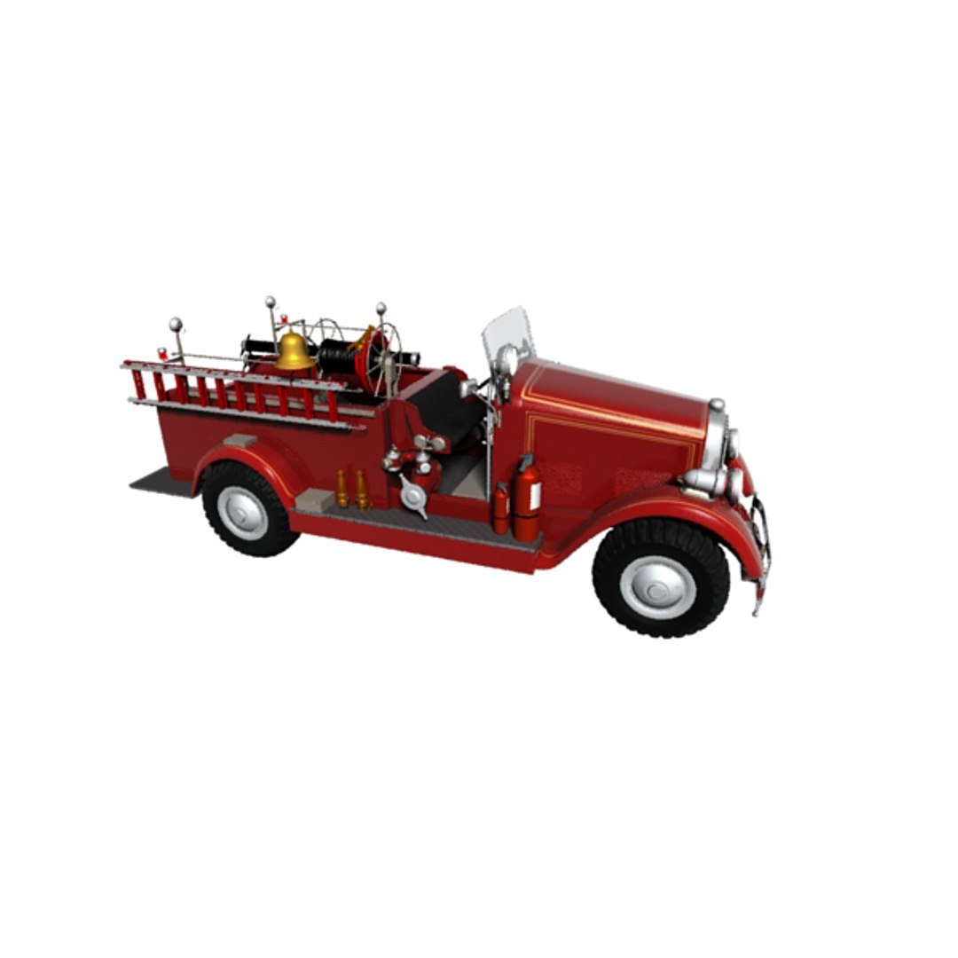 3d old truck model