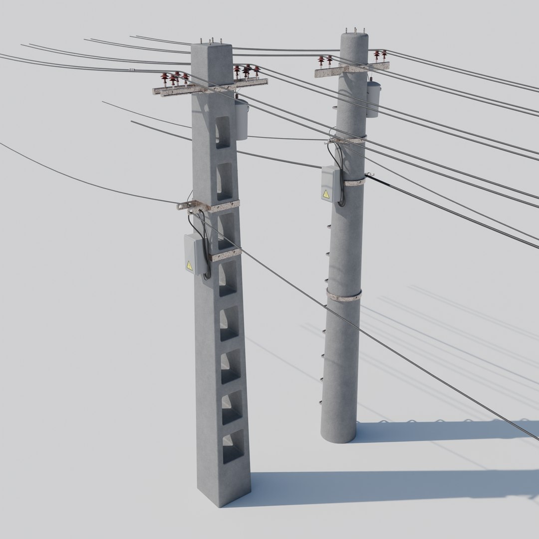 Concrete utility poles 3D model https://p.turbosquid.com/ts-thumb/Mg/L6fXsb/I6/4/png/1738064943/1920x1080/fit_q87/bbbbffd67e82c3ad0555ad36d4836ce6af6a8af5/4.jpg