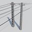 Concrete utility poles