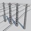 Concrete utility poles