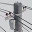 Concrete utility poles