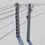 Concrete utility poles
