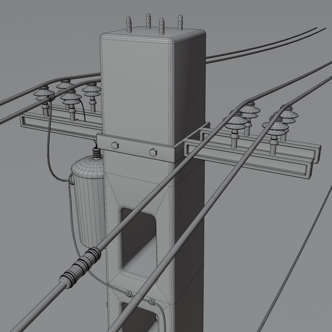 Concrete utility poles 3D model https://p.turbosquid.com/ts-thumb/Mg/L6fXsb/mu/5wireframe/png/1738064951/1920x1080/fit_q87/a584f33d3de379a23724aaf34809ffc4cd2b492a/5wireframe.jpg