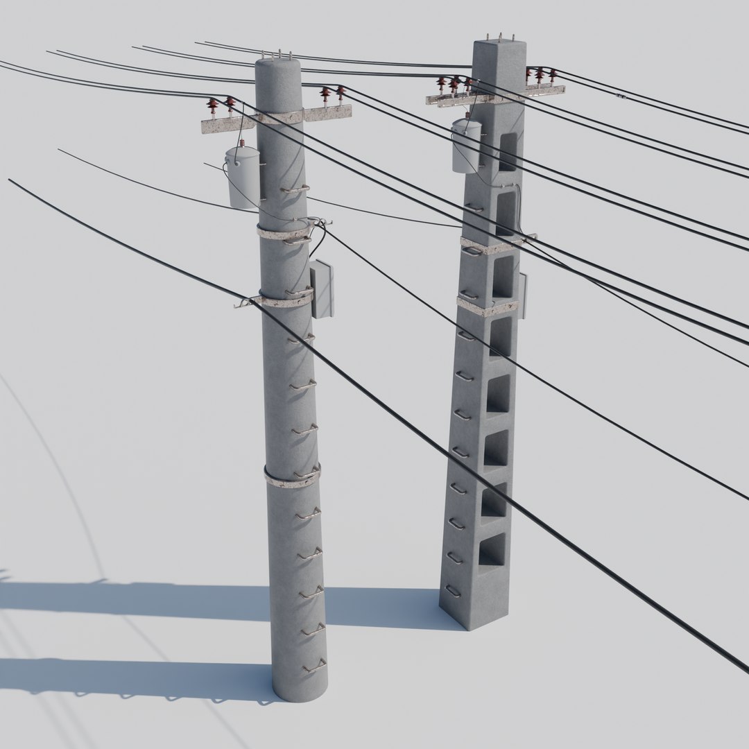 Concrete utility poles 3D model https://p.turbosquid.com/ts-thumb/Mg/L6fXsb/yY/2/png/1738064930/1920x1080/fit_q87/92facc1502d66226f5b26d4326cf3837dbe1665b/2.jpg