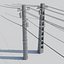 Concrete utility poles
