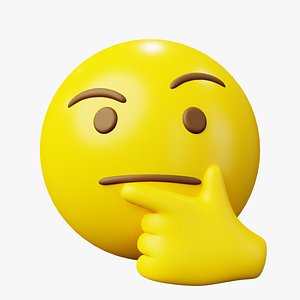 Thinking Emoticon Emoji or Smiley