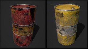 oil barrel radiation model