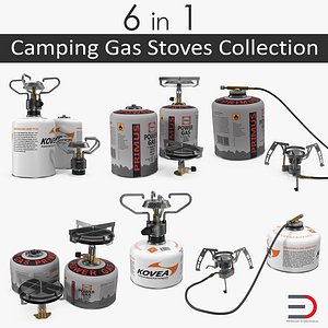 3D camping gas stoves