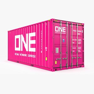 20 ft MAERSK standard shipping container 3D model