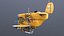 Avião amarelo realista estilizado
