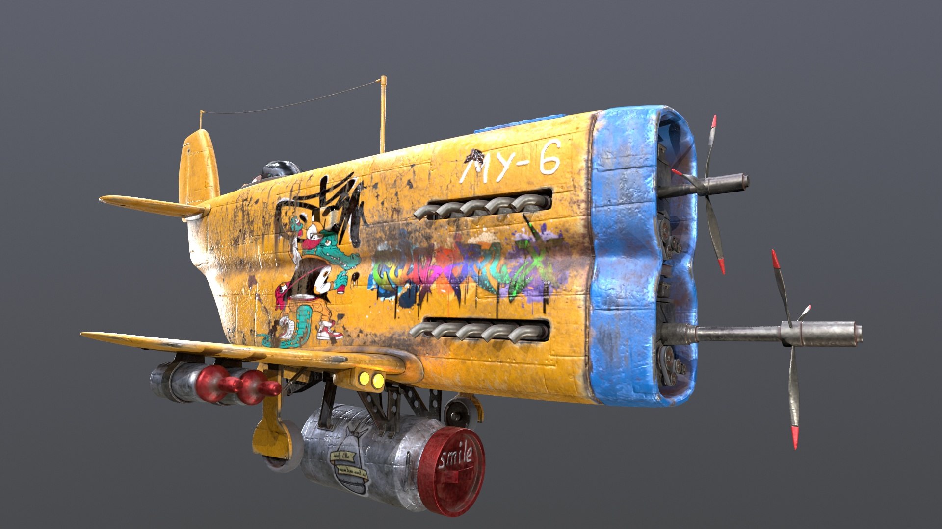 Stylized realistic yellow airplane 3D model https://p.turbosquid.com/ts-thumb/Mg/Pcj60p/h0/3/jpg/1691849176/1920x1080/fit_q87/52701d310ffeead422d0eb675a0b3496ae4c6472/3.jpg