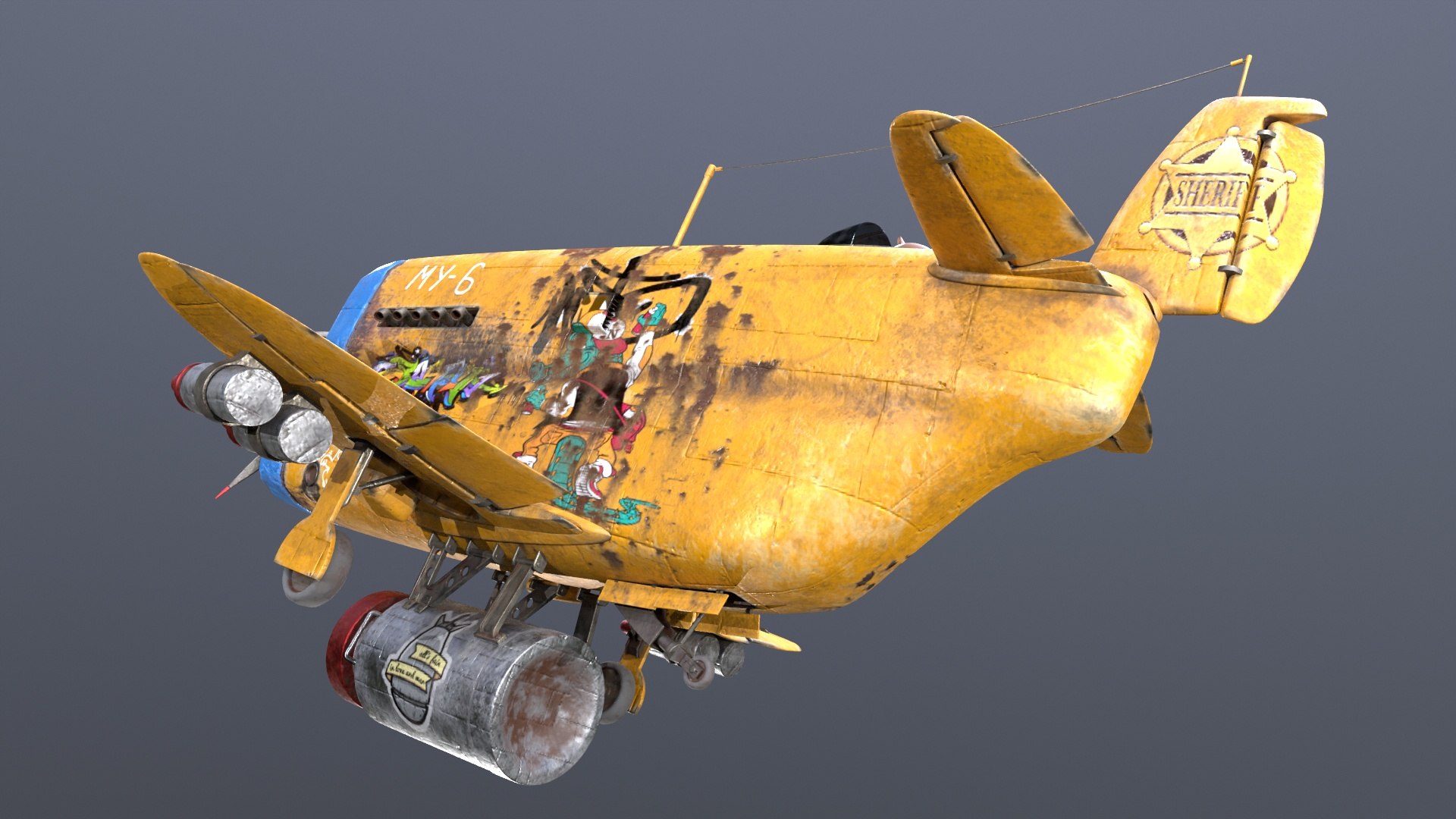 Stylized realistic yellow airplane 3D model https://p.turbosquid.com/ts-thumb/Mg/Pcj60p/jS/21/jpg/1691849185/1920x1080/fit_q87/db84005ef5a20979b6f976eb1e33034ec7e46548/21.jpg