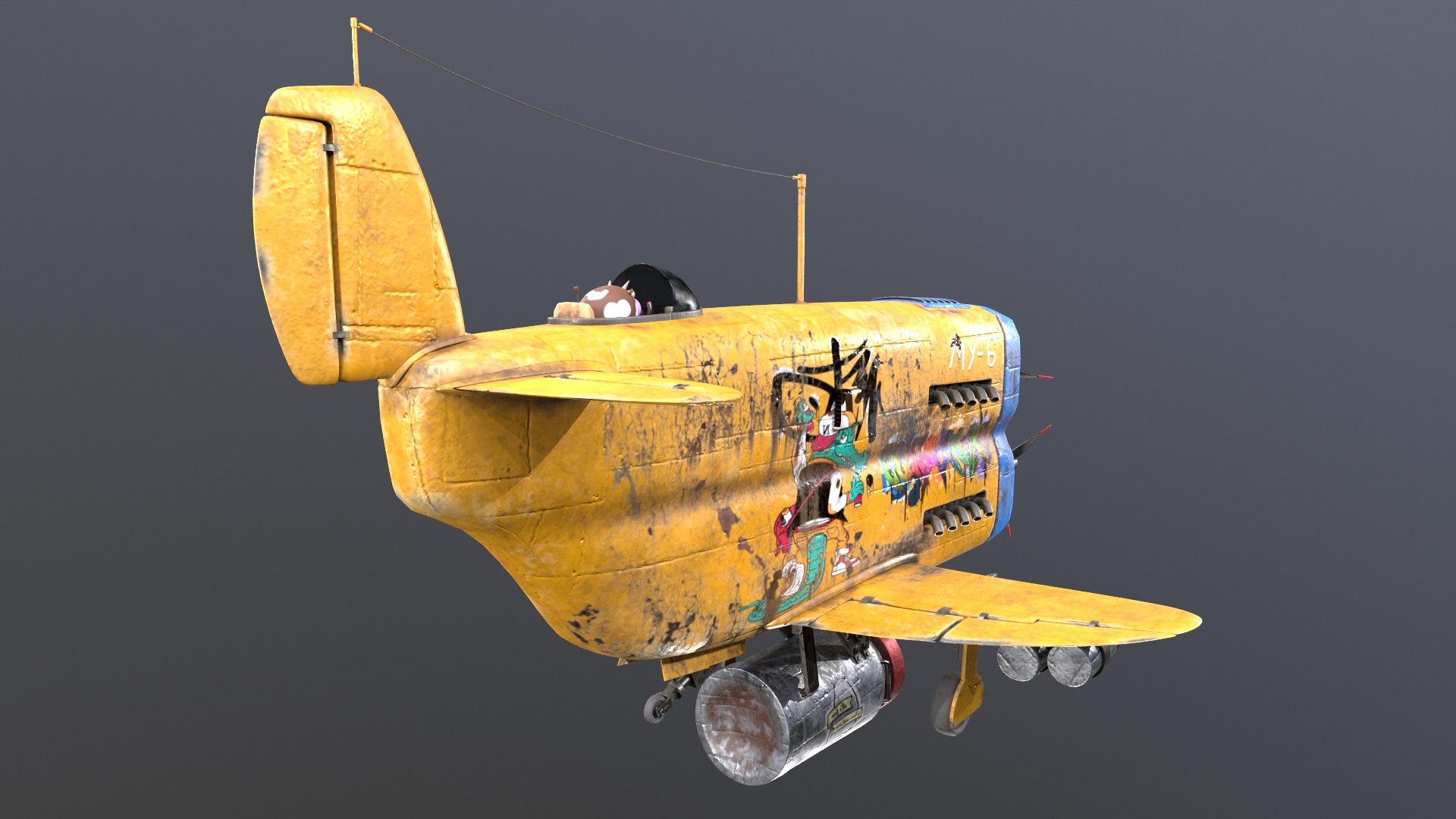 Stylized realistic yellow airplane 3D model https://p.turbosquid.com/ts-thumb/Mg/Pcj60p/vd/4/jpg/1691849177/1920x1080/fit_q87/e99108dcc75e23b525b0b68f45f9a8fe8d5e95dd/4.jpg