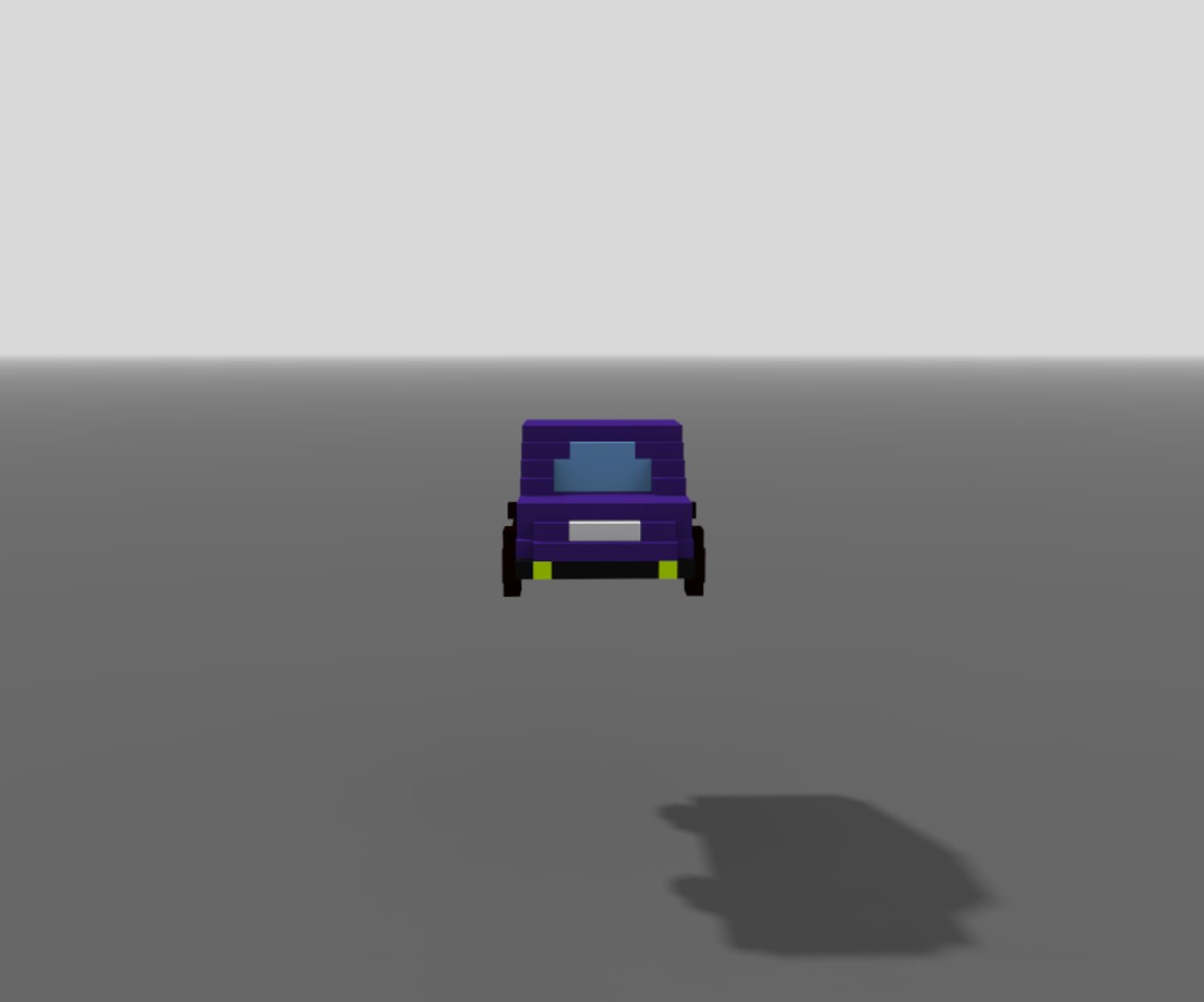 Small Voxel Art Purple Car 3D - TurboSquid 1228072