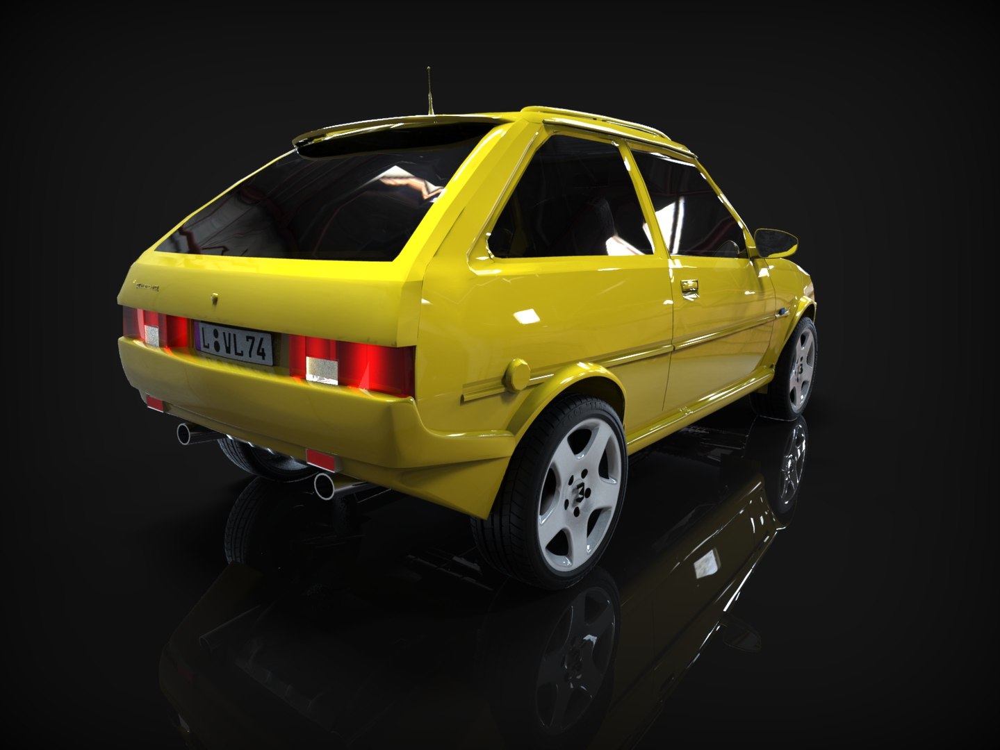 3D Model Car Zaz-tavriya - TurboSquid 1384535