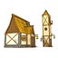 Toon House Low Poly