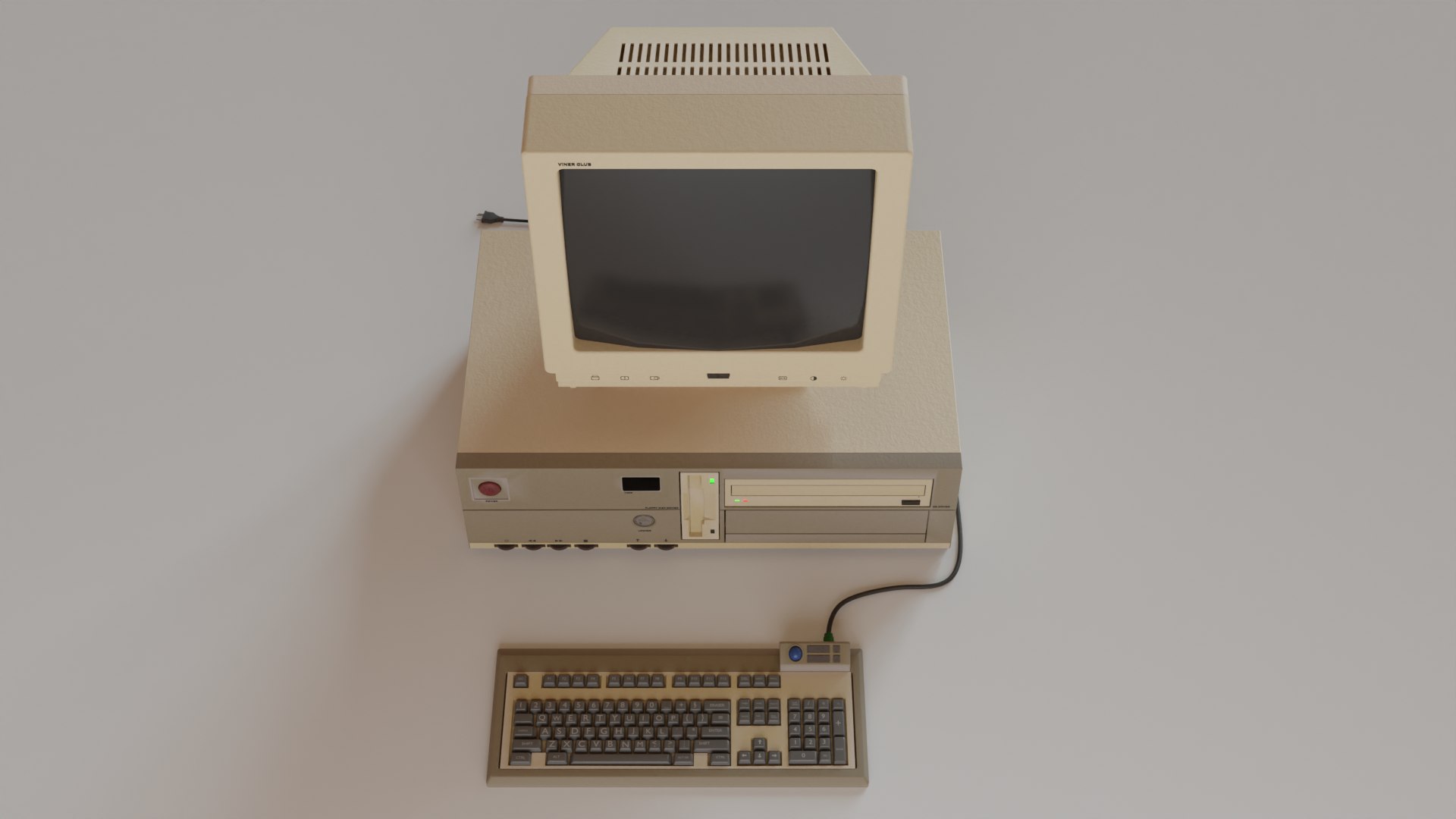 3D Old Computer Model - TurboSquid 1880288