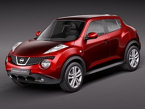 3d nissan juke 2011 suv model