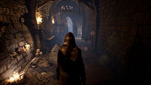 Dungeon Playable Demo 135 Assets 3D model