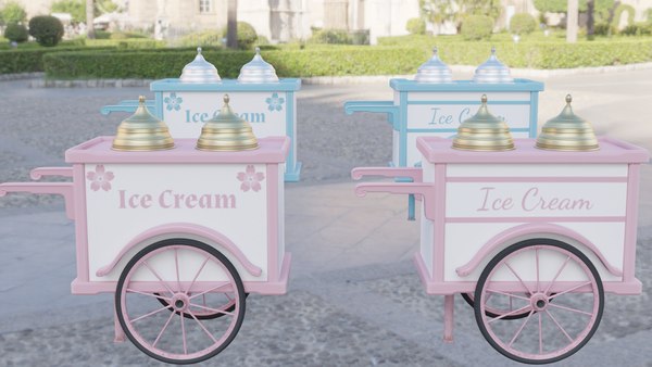 Ice Cream Cart - Food Carts - Bizz On Wheels Vending Solutions