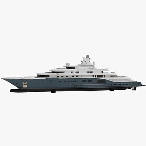 Radiant Superyacht model