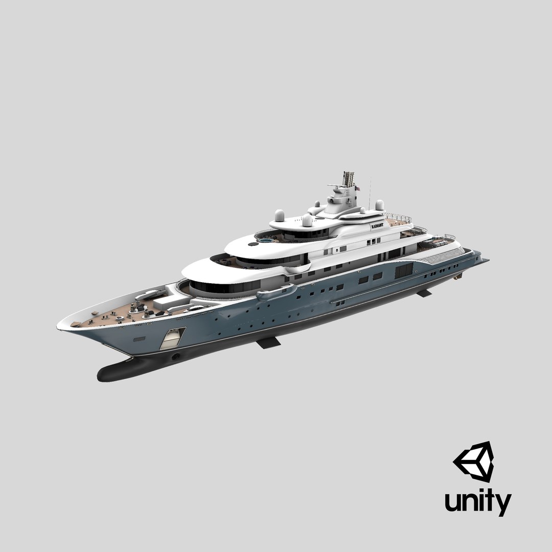 Radiant Superyacht model https://p.turbosquid.com/ts-thumb/Mg/kuXdEx/sG/stemcell_unity_render/png/1741023571/1920x1080/fit_q87/64f69633ccfaf05332f436fdd937f3ae720d85cd/stemcell_unity_render.jpg