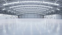 Airplane Hangar Interior 8b