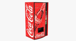 Cola Vending Machine Low Poly