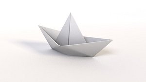 paper boat c4d