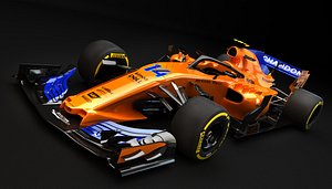 3D 1 mclaren mcl33 model