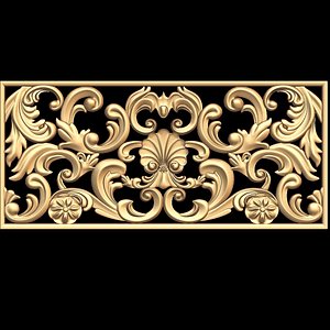 decor element stl cnc 3d model