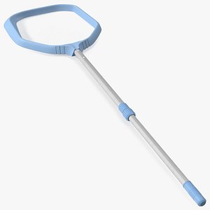 Pool Surface Leaf Skimmer with Handle 3D model