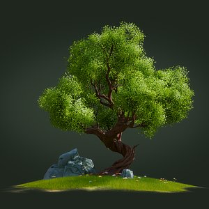 Cartoon Stylized Tree