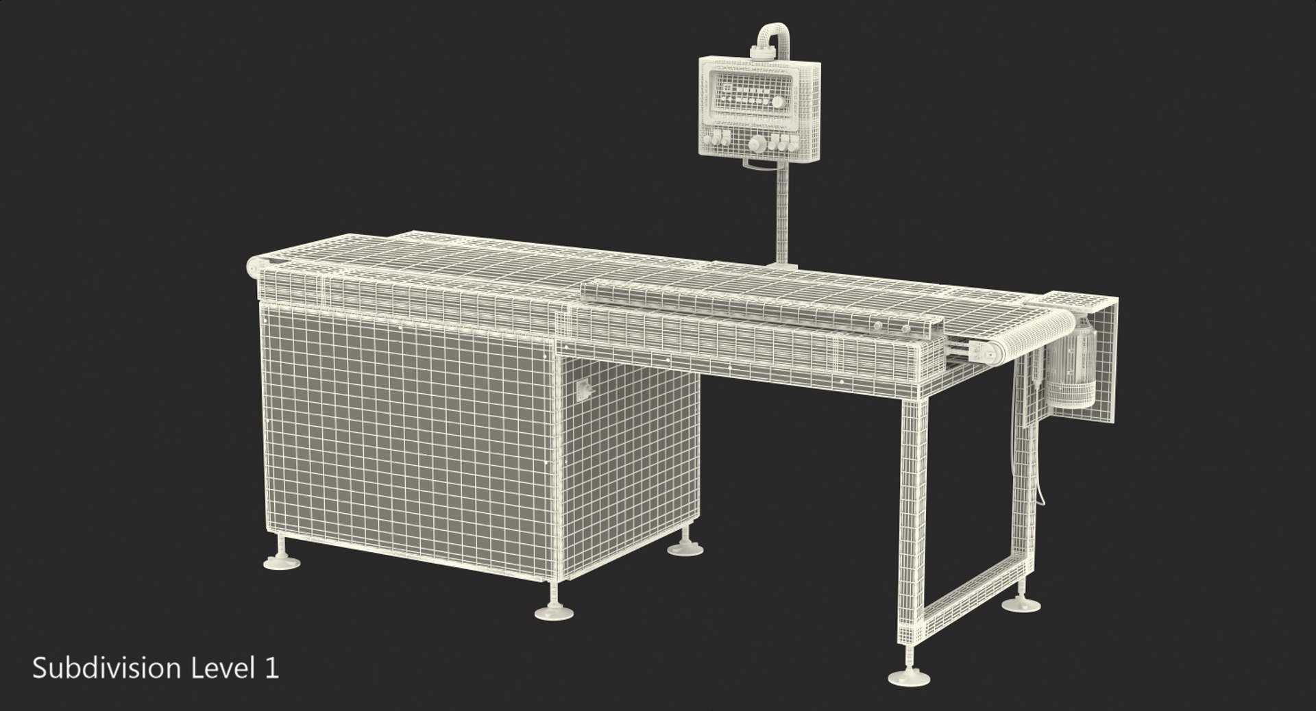 3D conveyor belt machine model https://p.turbosquid.com/ts-thumb/Mg/u2vkFV/SwwROJf2/conveyorbeltmachinevray3dmodel013/jpg/1531811674/1920x1080/fit_q87/14703cfda9c5291ddf6f57d9512ac21c2f9480d7/conveyorbeltmachinevray3dmodel013.jpg