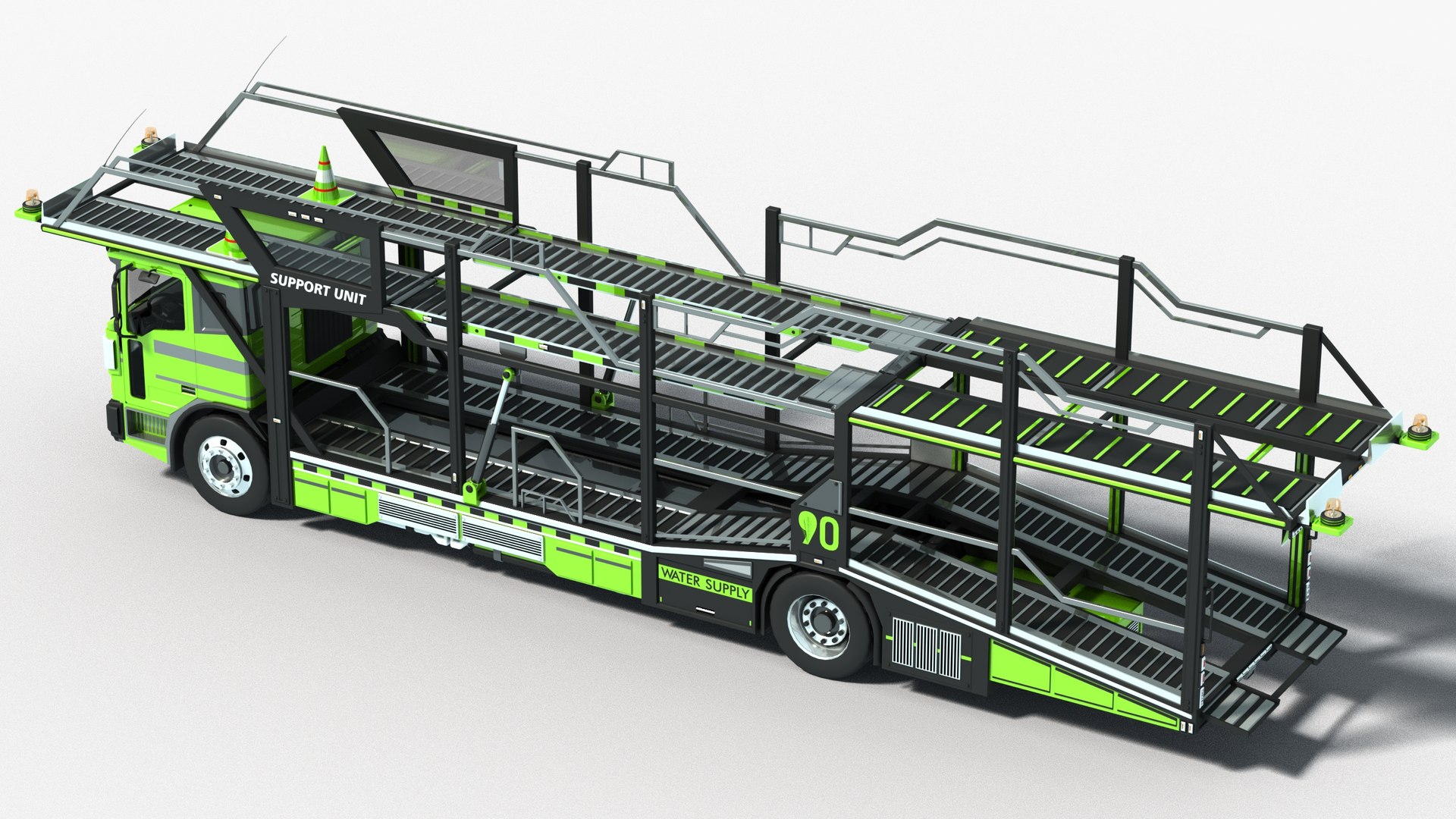 Car Transporter Truck Special Unit 3D model https://p.turbosquid.com/ts-thumb/Mg/vbGuDO/63/pict6/jpeg/1694058945/1920x1080/fit_q87/c75cf5db993d6bcc56b49b5769a0c58516790224/pict6.jpg