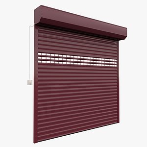 Animated rolling garage door/sutter