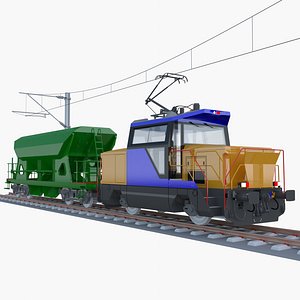 Cargo train 3 3D