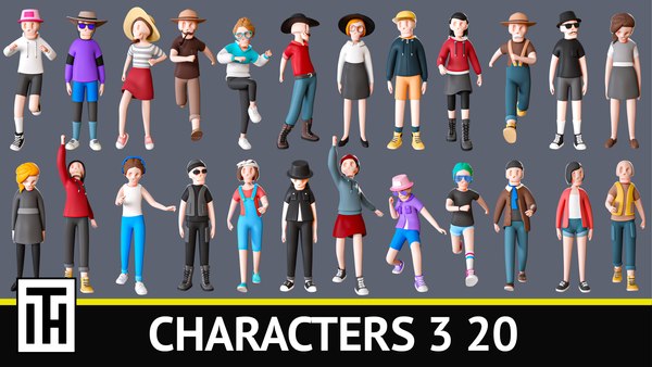 Characters Mixamo 3D Models for Download | TurboSquid