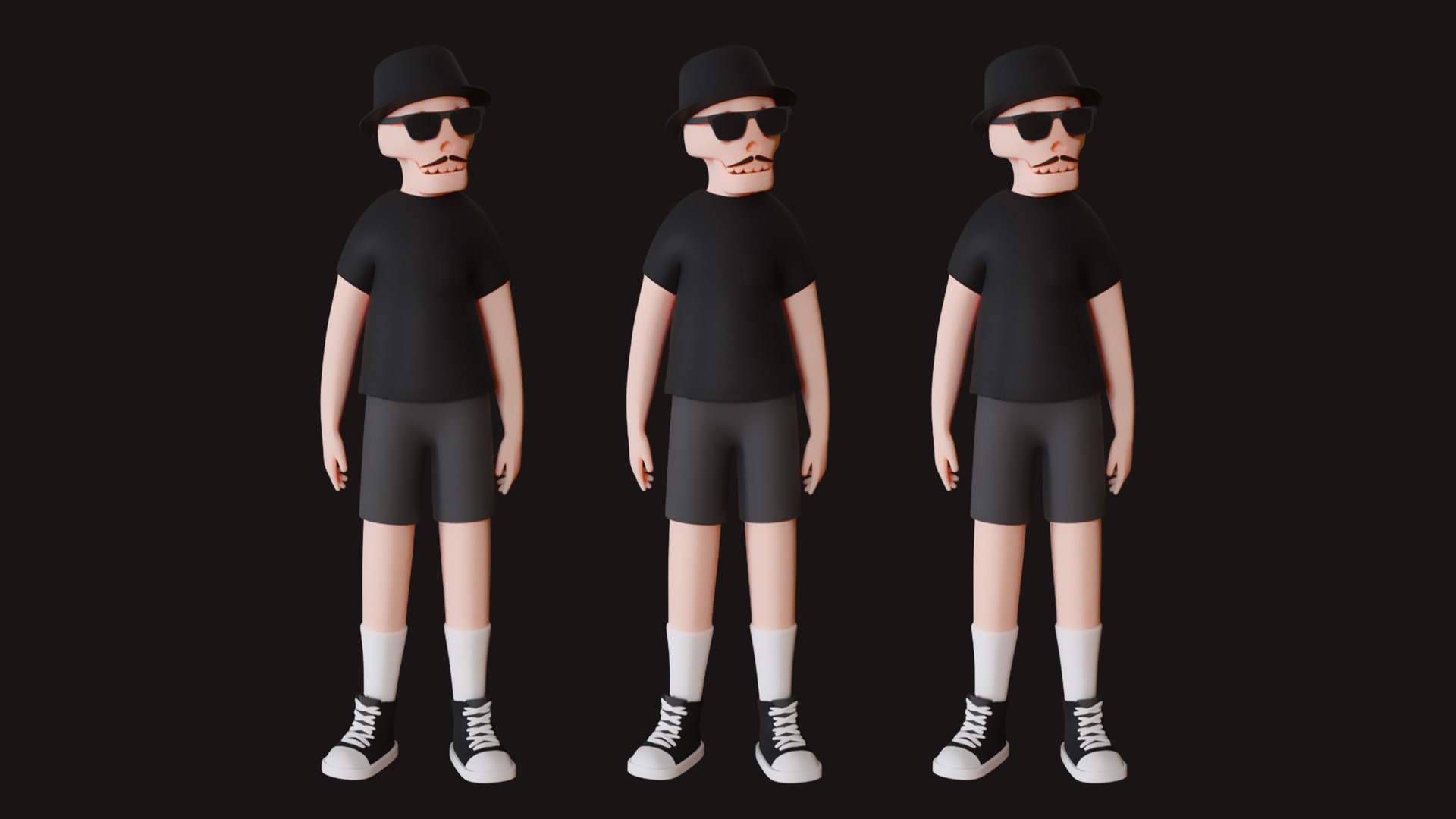 Characters 3 20 Skeleton Model - TurboSquid 1914594