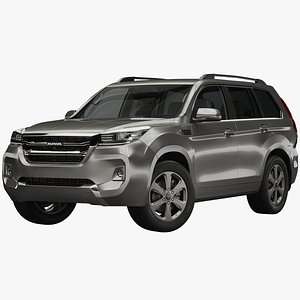 haval h9 2020 3D model