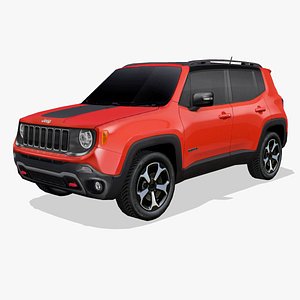 3D Jeep Renegade 2019 model