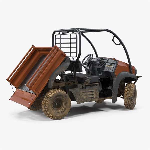 3D farmer 4x4 atv dirty model